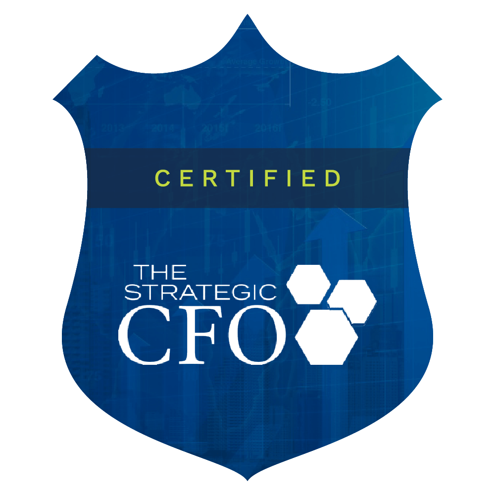 Certified Strategic CFO shield emblem