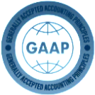 GAAP seal on blue watermark