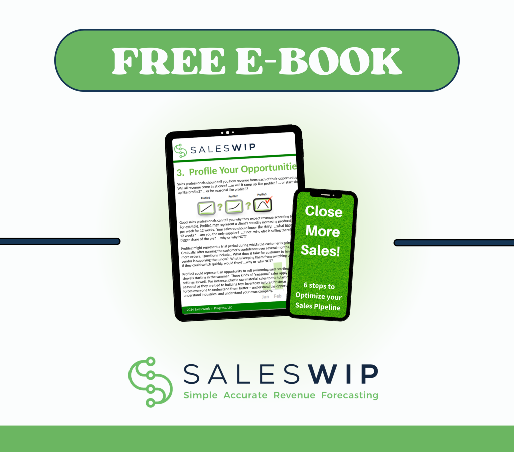 Sales pipeline concept showing that revenue is generated from sales, and sales come from deals in the pipeline. Highlights how sales teams track and work on opportunities to meet or exceed targets.